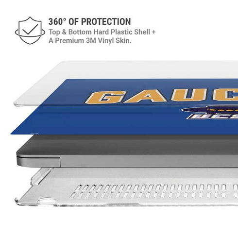 University of California-Santa Barbara Gauchos MacBook Pro 14in (2021-24) Case plus Skin
