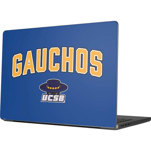 University of California-Santa Barbara Gauchos Apple MacBook Pro 14-inch Skin