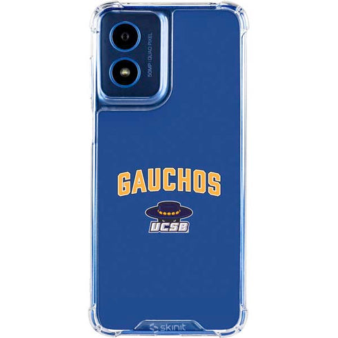 University of California-Santa Barbara Gauchos Moto G 5G (2024) Clear Case