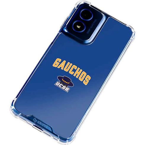 University of California-Santa Barbara Gauchos Moto G 5G (2024) Clear Case