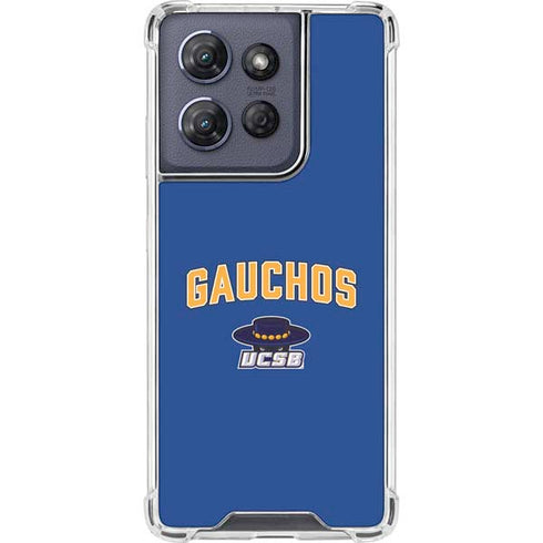 University of California-Santa Barbara Gauchos Moto G Power 5G (2025) Clear Case