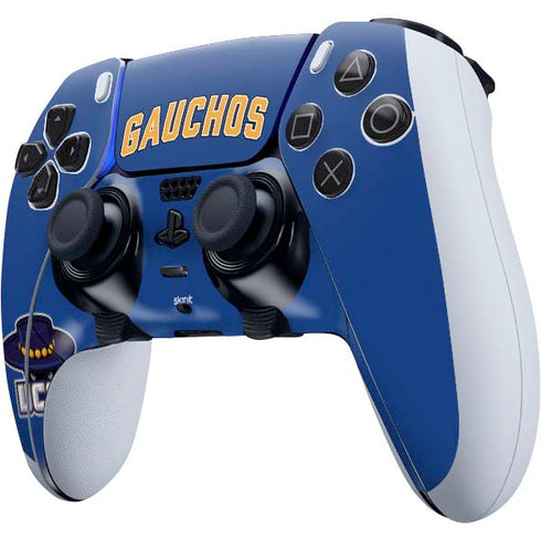 University of California-Santa Barbara Gauchos PS5 DualSense Edge Pro Controller Skin