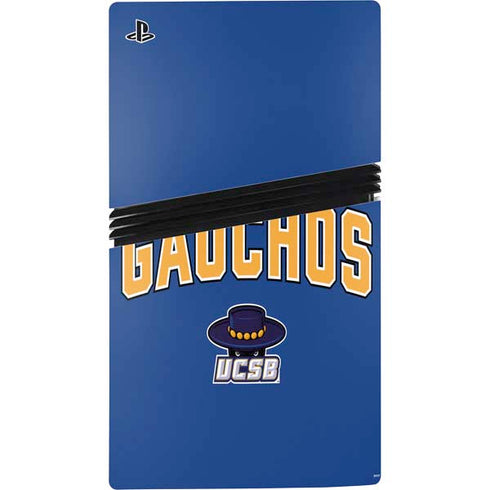University of California-Santa Barbara Gauchos PS5 Pro Console Skin