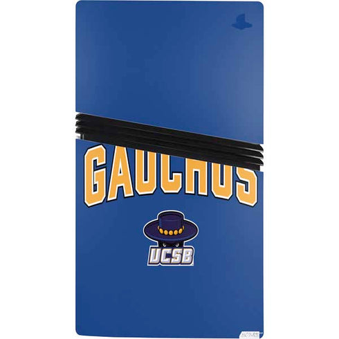 University of California-Santa Barbara Gauchos PS5 Pro Console Skin