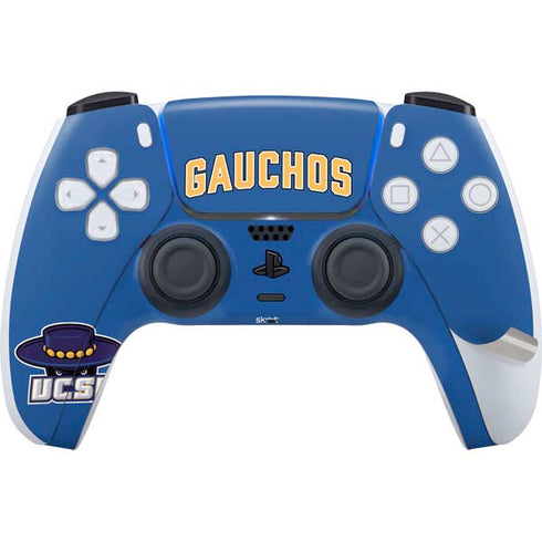 University of California-Santa Barbara Gauchos PS5 Pro Disk Bundle Skin