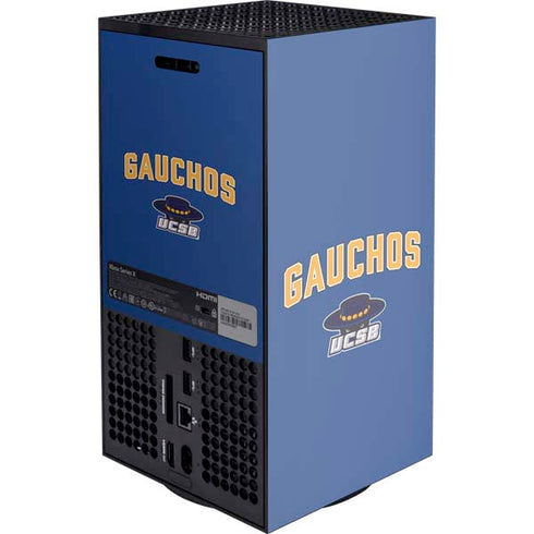 University of California-Santa Barbara Gauchos XBox Series X Digital Edition Console Skin