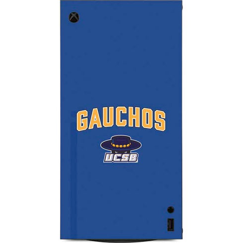 University of California-Santa Barbara Gauchos XBox Series X Digital Edition Console Skin