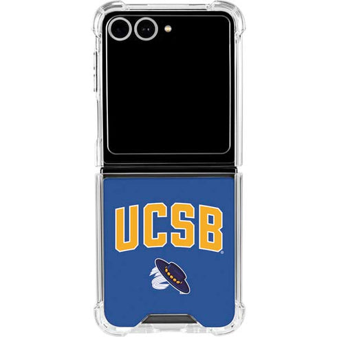 University of California-Santa Barbara UCSB Galaxy Z Flip7 Clear Case