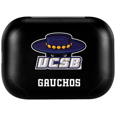 University of California-Santa Barbara UCSB Gauchos Black Amazon Echo Buds Skin