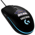 University of California-Santa Barbara UCSB Gauchos Black G203 Prodigy RGB Wired Gaming Mouse Skin