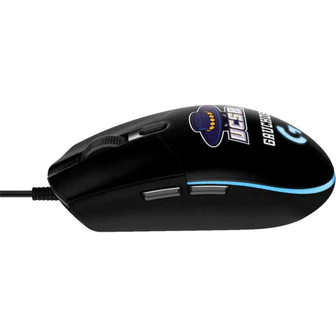 University of California-Santa Barbara UCSB Gauchos Black G203 Prodigy RGB Wired Gaming Mouse Skin