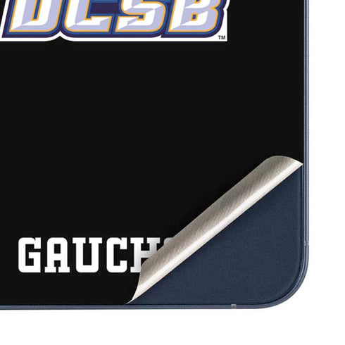 University of California-Santa Barbara UCSB Gauchos Black Galaxy A35 5G Skin