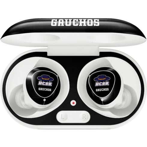 University of California-Santa Barbara UCSB Gauchos Black Galaxy Buds Plus Skin