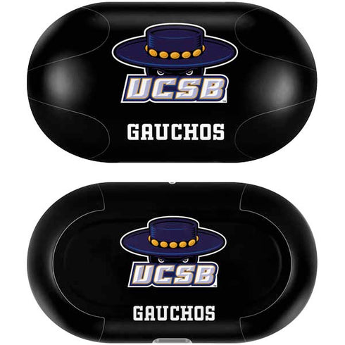 University of California-Santa Barbara UCSB Gauchos Black Galaxy Buds Plus Skin