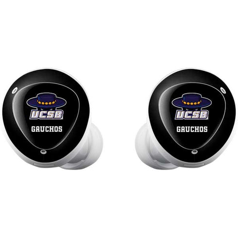 University of California-Santa Barbara UCSB Gauchos Black Galaxy Buds Plus Skin