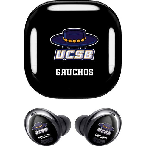University of California-Santa Barbara UCSB Gauchos Black Galaxy Buds Pro Skin