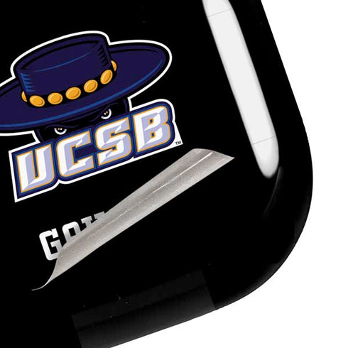 University of California-Santa Barbara UCSB Gauchos Black Galaxy Buds Pro Skin
