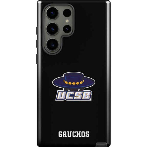 University of California-Santa Barbara UCSB Gauchos Black Galaxy S23 Ultra Pro Case
