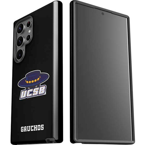 University of California-Santa Barbara UCSB Gauchos Black Galaxy S23 Ultra Pro Case