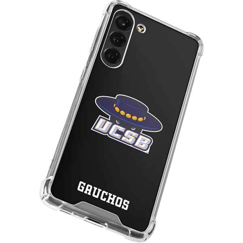 University of California-Santa Barbara UCSB Gauchos Black Galaxy S24 FE Clear Case