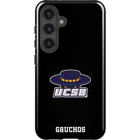 University of California-Santa Barbara UCSB Gauchos Black Galaxy S25 Impact Case