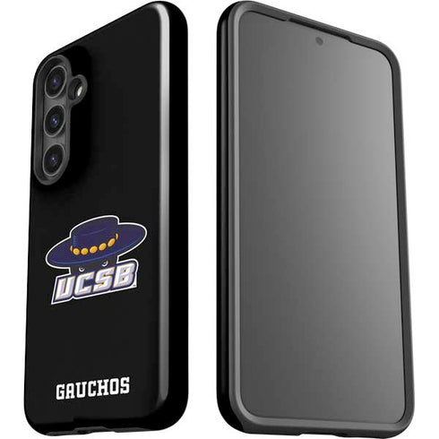 University of California-Santa Barbara UCSB Gauchos Black Galaxy S25 Impact Case