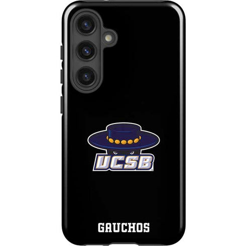 University of California-Santa Barbara UCSB Gauchos Black Galaxy S25 Plus Impact Case