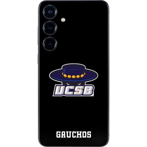 University of California-Santa Barbara UCSB Gauchos Black Galaxy S25 Skin