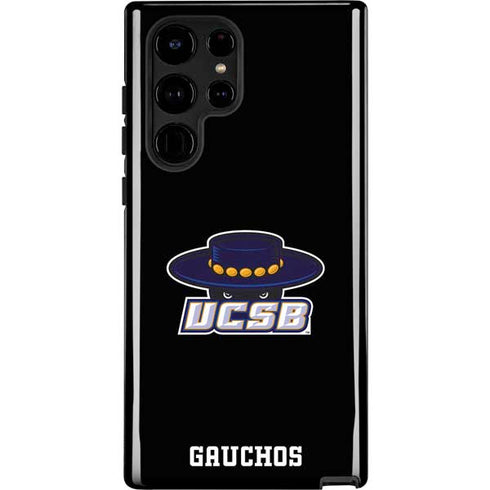 University of California-Santa Barbara UCSB Gauchos Black Galaxy S25 Ultra Impact Case