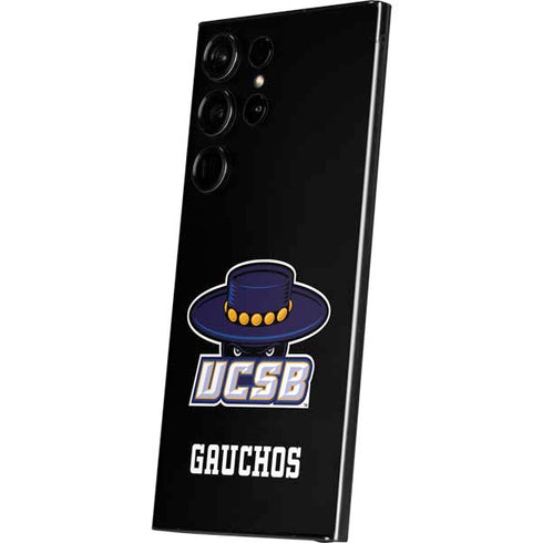 University of California-Santa Barbara UCSB Gauchos Black Galaxy S25 Ultra Skin
