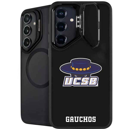 University of California-Santa Barbara UCSB Gauchos Black Galaxy S26 Plus Kickstand Case