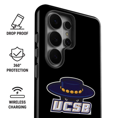 University of California-Santa Barbara UCSB Gauchos Black Galaxy S26 Ultra Impact Case