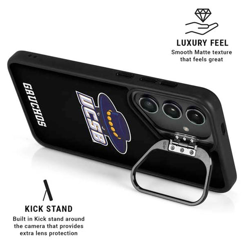 University of California-Santa Barbara UCSB Gauchos Black Galaxy S26 Ultra Kickstand Case