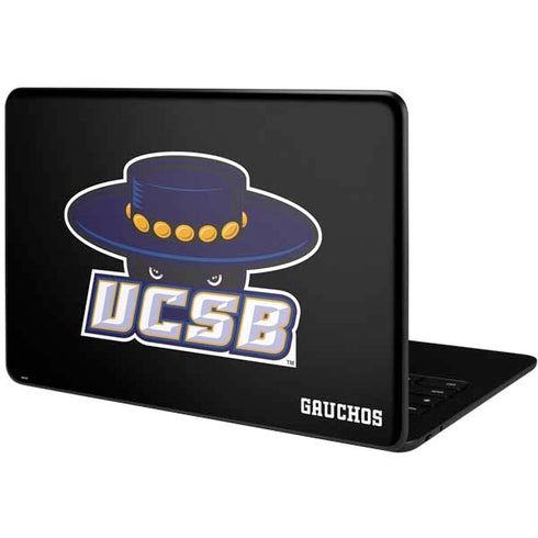 University of California-Santa Barbara UCSB Gauchos Black Google Pixelbook Go Skin
