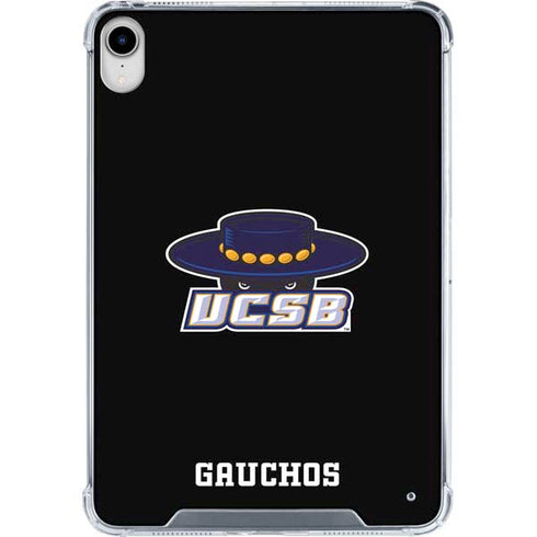 University of California-Santa Barbara UCSB Gauchos Black iPad 11th Gen (2025) Clear Case