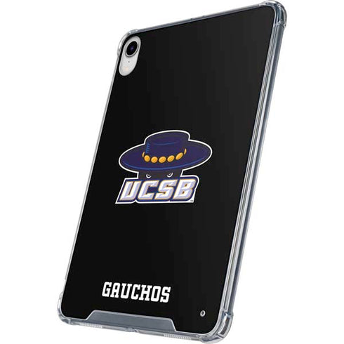 University of California-Santa Barbara UCSB Gauchos Black iPad 11th Gen (2025) Clear Case