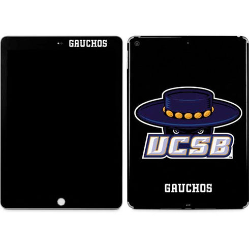 University of California-Santa Barbara UCSB Gauchos Black Apple iPad Skin
