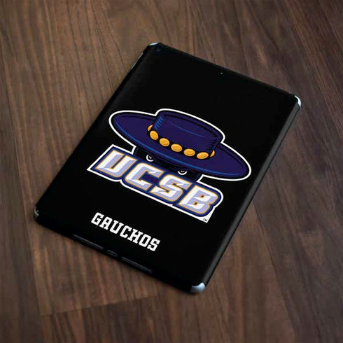University of California-Santa Barbara UCSB Gauchos Black Apple iPad Skin