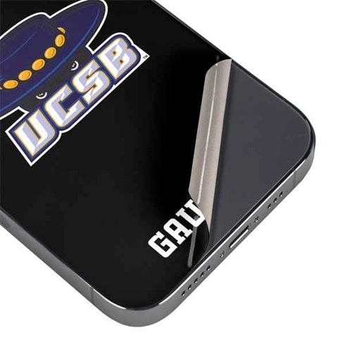 University of California-Santa Barbara UCSB Gauchos Black iPhone 16 Pro Skin