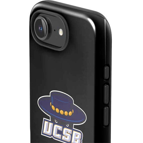 University of California-Santa Barbara UCSB Gauchos Black iPhone 16e Impact Case