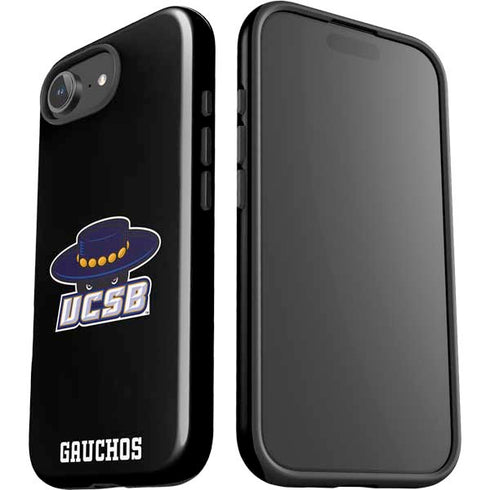 University of California-Santa Barbara UCSB Gauchos Black iPhone 16e Impact Case