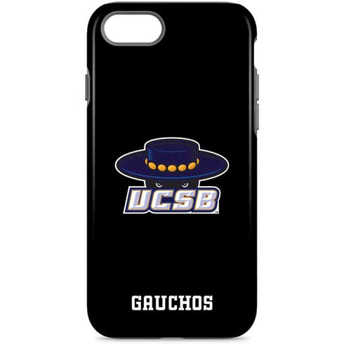 University of California-Santa Barbara UCSB Gauchos Black iPhone Cases