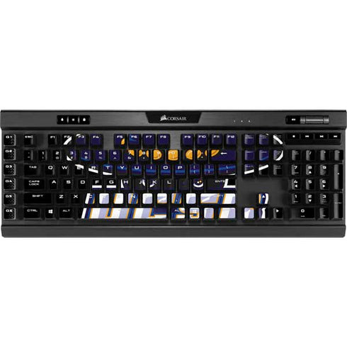 University of California-Santa Barbara UCSB Gauchos Black K95 RGB PLATINUM Mechanical Gaming Keyboard Skin