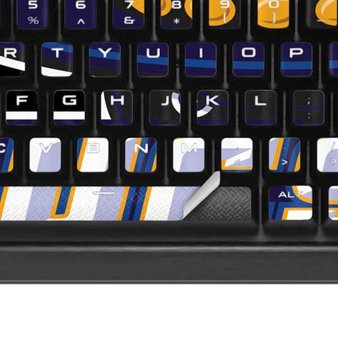 University of California-Santa Barbara UCSB Gauchos Black K95 RGB PLATINUM Mechanical Gaming Keyboard Skin