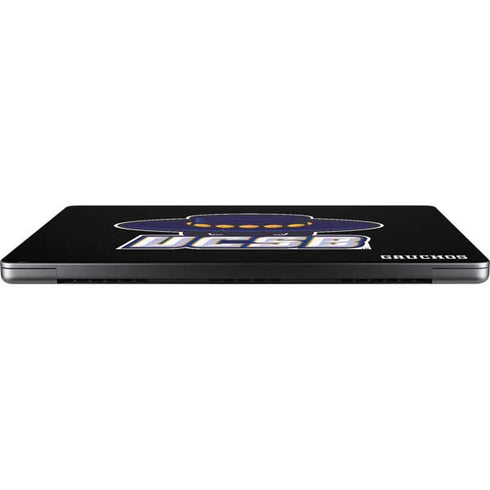 University of California-Santa Barbara UCSB Gauchos Black Apple MacBook Pro 14-inch Skin