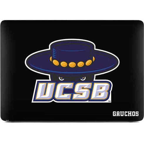 University of California-Santa Barbara UCSB Gauchos Black Apple MacBook Pro 16-inch Skin