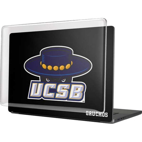 University of California-Santa Barbara UCSB Gauchos Black MacBook Cases