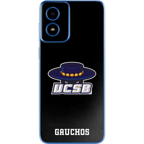 University of California-Santa Barbara UCSB Gauchos Black Moto G Play 4G (2024) Skin