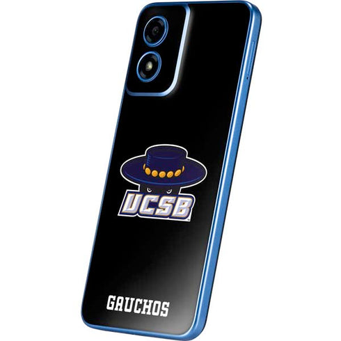 University of California-Santa Barbara UCSB Gauchos Black Moto G Play 4G (2024) Skin