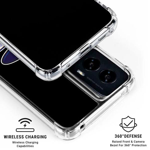 University of California-Santa Barbara UCSB Gauchos Black Moto G Power 5G (2024) Clear Case